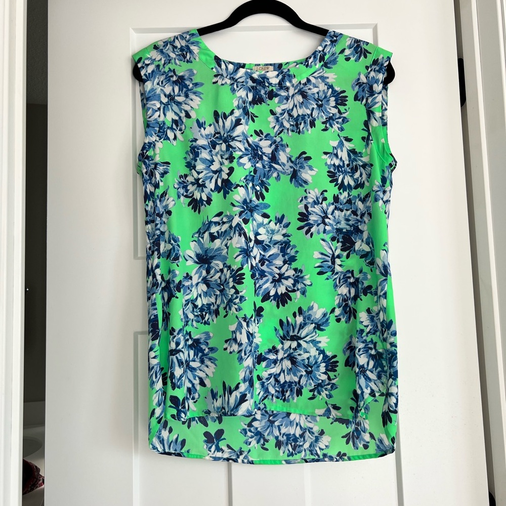 J. Crew Printed Floral Tee